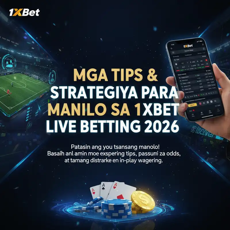 1xBet Live Betting Tips and Strategies 2026 Banner